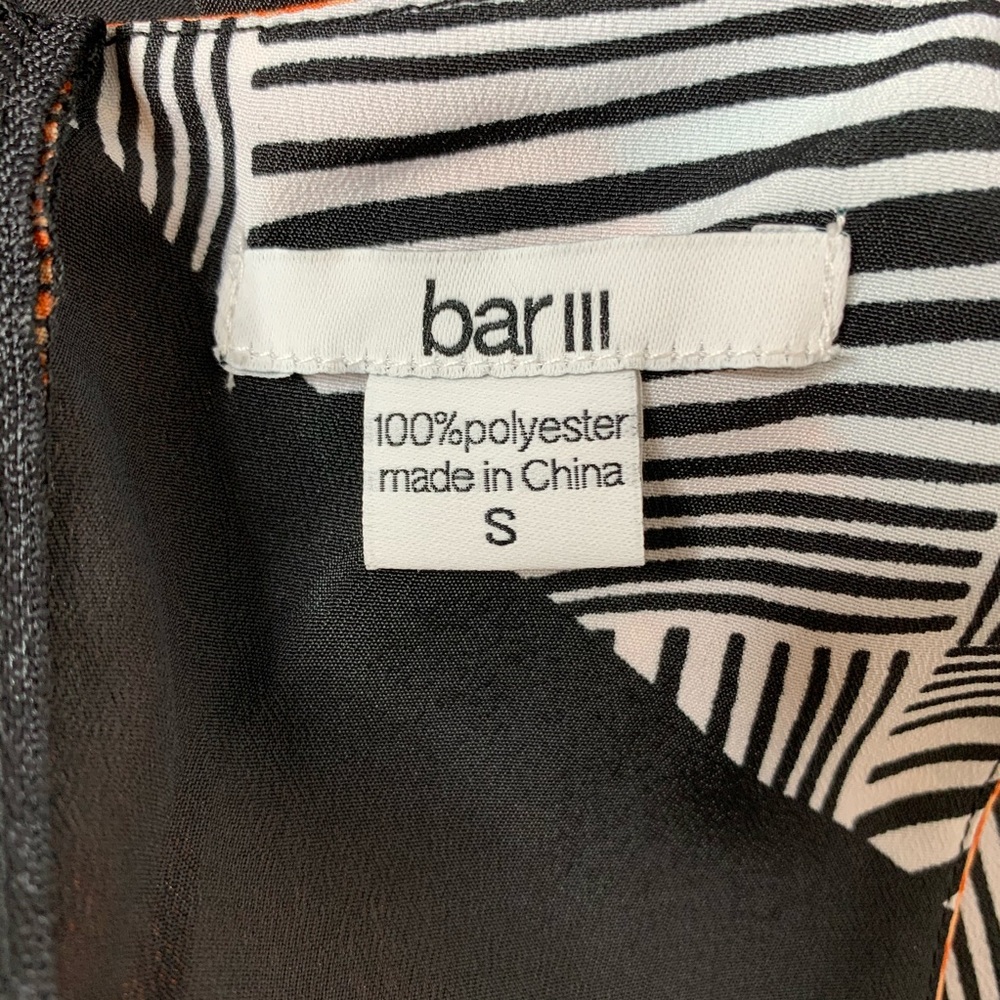 BAR III Sleeveless Maxi Dress Orange Multi Size S - Picture 8 of 8